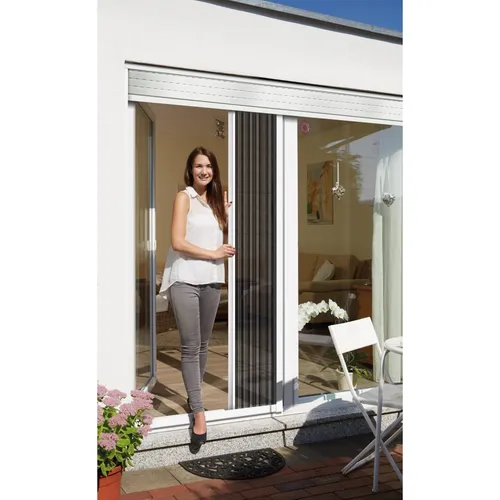 Schellenberg Insektenschutz-Tür-Plissee, 100 x 215 cm