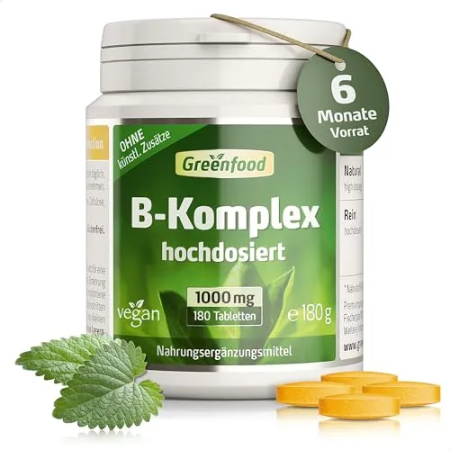 Vitamin B Komplex, hochdosiert, 1000mg