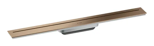 Axor Drain Fertigset Duschrinne 700 mm - Brushed Red Gold - Elegante Duschrinnen für modernes Baddesign, frei im Raum positionierbar und ideal für individuelle Gestaltungsmöglichkeiten.