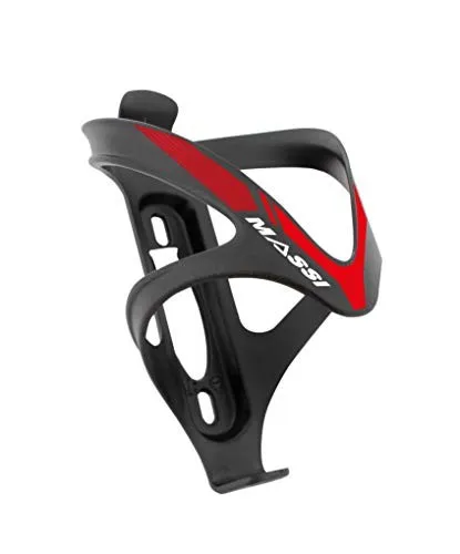 Flaschenhalter Massi Kero Radsport Schwarz/Rot 10 x 8 cm Sportzubehör
