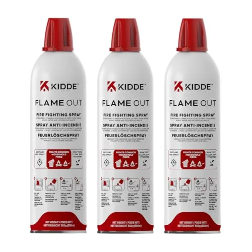 MBS FIRE Kidde FLAME OUT 500 ml Feuerlöschspray KFS-500 Fluorfrei, umweltfreundlich – kompakter Feuerlöscher für Haushalt, Reisen (3)