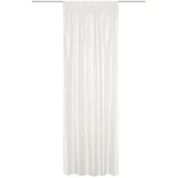 Home Wohnideen Thermovorhang Struktur Uni, blickdicht (wollweiss, 225 x 135)