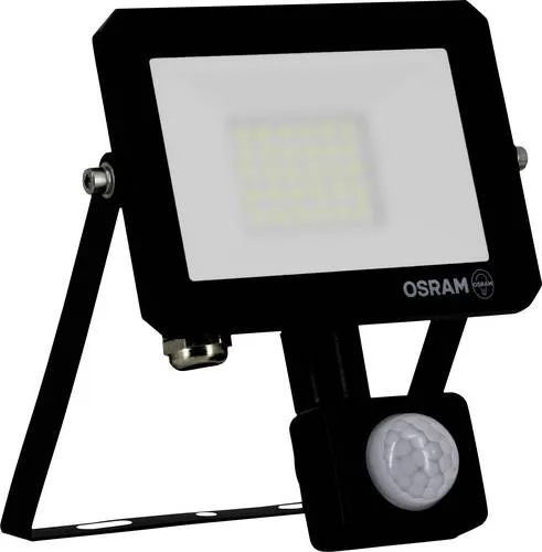 OSRAM HOMELIGHTING FLOODLIGHT LUX SENSOR 20W 840 BLACK 4099854489587 LED-Flutlichtstrahler 20.00W Leuchtfarben: Kaltweiß
