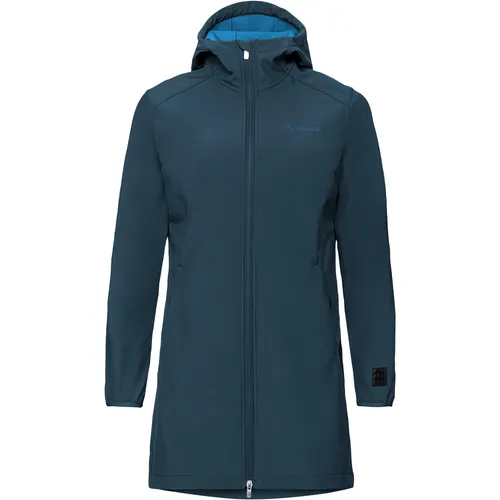 VAUDE Women's Moena Softshell Parka - Funktionsjacken, ideal für Wanderungen und Alltag, mit Windproof 100 und kuschliger Fleece-Innenseite aus recyceltem Polyester, klimaneutral gefertigt.