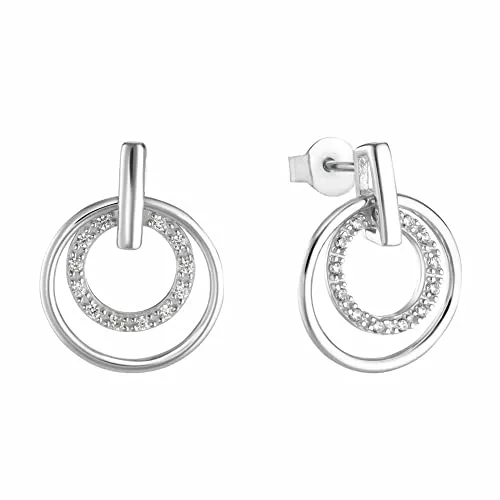 s.Oliver 2034502 Damen Ohrstecker aus Sterling-Silber 925 - Elegante Ohrringe aus 925er Sterling Silber, perfekt für jeden Anlass und ein ideales Accessoire für stilbewusste Frauen.