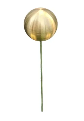 Jürgen Bocker Gartenstecker Rosenkugel 10 cm aus Edelstahl in gold von Jürgen Bocker Garten-Ambiente