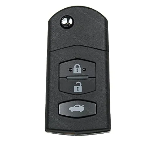 Mazda Klappschlüssel 3 Tasten Gehäuse 3 5 6 MX5 RX8 CX-5 CX-7 CX-9 Fernbedienung Neu