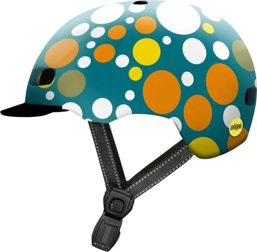 Nutcase Fahrradhelm Street Mips Gloss , Polka Face, S