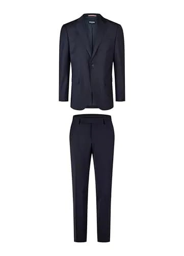 Daniel Hechter Suit 11027 - Modern-Fit Anzug - Eleganter Modern-Fit Anzug mit Stretch-Anteil für optimalen Tragekomfort. Klassisches Design mit Pattentaschen und Bewegungsschlitzen sorgt für eine perfekte Passform. Ideal für besondere Anlässe.