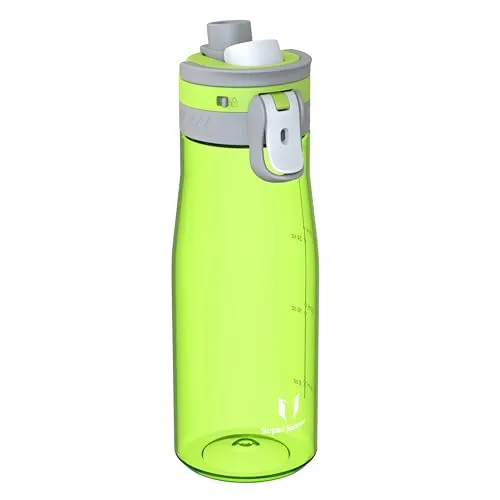 Super Sparrow Trinkflasche 1L - Tritan Wasserflasche - BPA-frei - Ideale Sportflasche - Ein-Klick Schnellfluss TouchGulp Trinkflaschen - Leicht, Nachhaltig