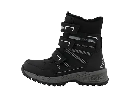 Kappa Supremo Jungen 15k0003007 Stiefelette, Schwarz, 34 EU