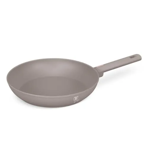 BERLINGERHAUS Pánev s titanovým povrchem 28 cm Taupe Collection - Kochtöpfe mit langlebiger dreischichtiger Antihaft-Oberfläche, ergonomischem Griff und umweltfreundlichem Design, ideal für gesundes Kochen.