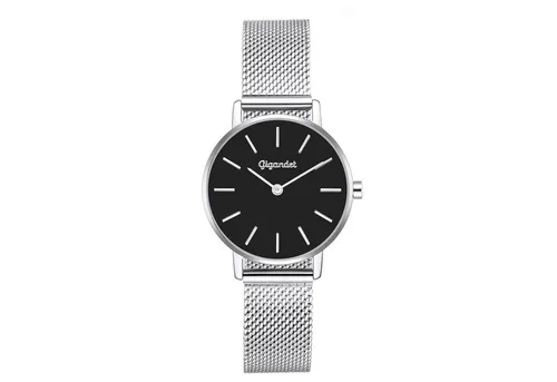 Gigandet Quarzuhr Minimalism - Elegante Edelstahl-Damenarmbanduhr mit Meshband - Armbanduhren mit schlichtem Design und hoher Ablesbarkeit. Das japanische Citizen-Miyota Uhrwerk garantiert höchste Präzision und Langlebigkeit.