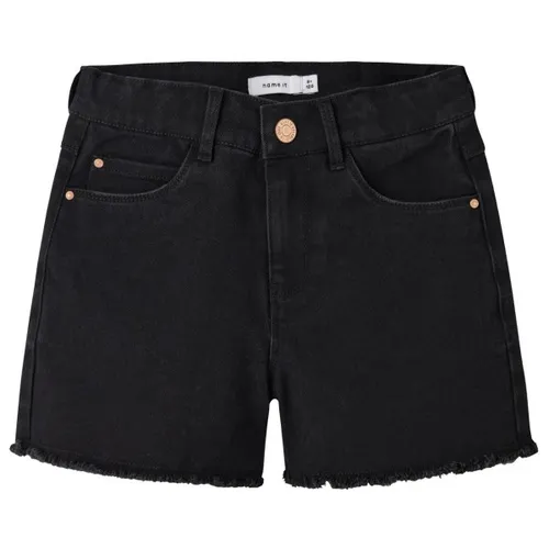 name it Mädchen NKFROSE HW MOM DNM 8222-YA NOOS Shorts in schwarz von NAME IT