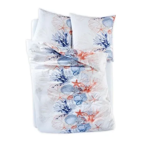 Kaeppel Seersucker Bettwäsche Coral Reef Marine