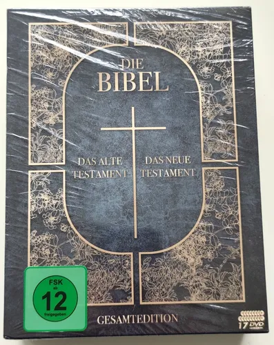 Die Bibel - Gesamtedition (Fernsehjuwelen) - 17 DVDs - Filme, epische Erzählung der biblischen Geschichten mit beeindruckenden visuellen Effekten und einer Bewertung ab 12 Jahren.