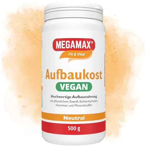 MEGAMAX Aufbaukost VEGAN Neutral 500 g