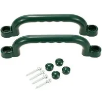Produktbild OutdoorToys Haltegriffe 2er Set Dunkelgrün – Für sicheres Spielen