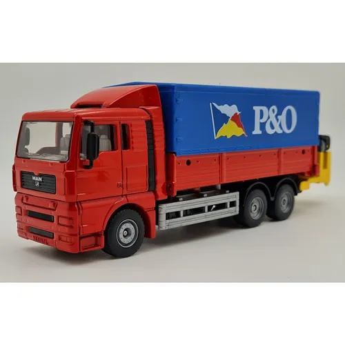 Produktbild SIKU 2933 LKW MAN TGA mit Mitnahmestapler, M 1:55