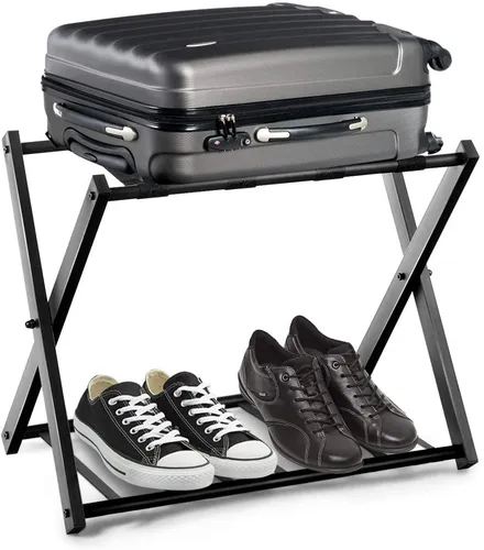 GOPLUS Klappbare Gepäckablage mit zwei Ablagen