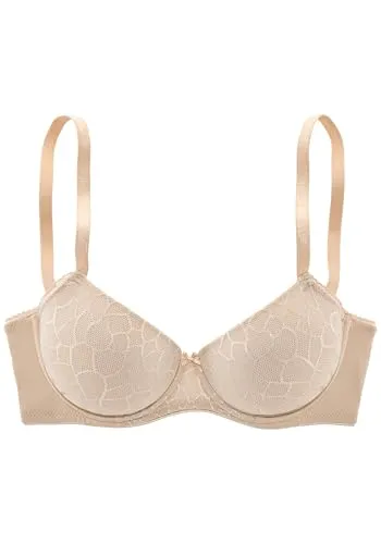 Lascana Damen Schalen-BH mit Bügel in braun von LASCANA