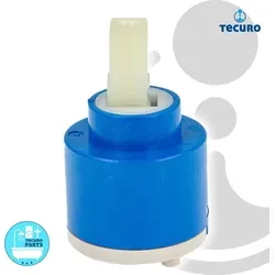 tecuro Kartusche SEDAL Ø 40 mm - Langlebige Steuereinheit für Einhebel-Armaturen - Bad- & Duscharmaturen mit langlebigen Keramik-Dichtscheiben für zuverlässige Leistung. Ideal für den Austausch in Standardarmaturen, jedoch nicht für Markenarmaturen geeignet.