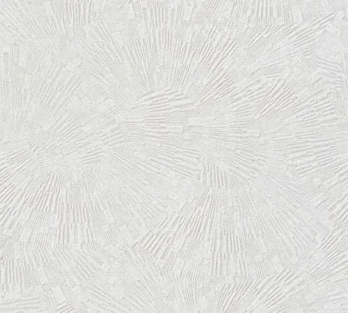 Livingwalls Titanium 3 Vliestapete - 3D Tapete in elegantem Weiß, ideal für kreative Wandgestaltungen und modernes Wohndesign.