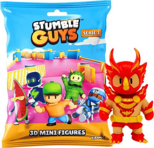 Stumble Guys 3D Sammelfiguren Serie 3 - Chrome Crystal - Figur 6. Phoenix