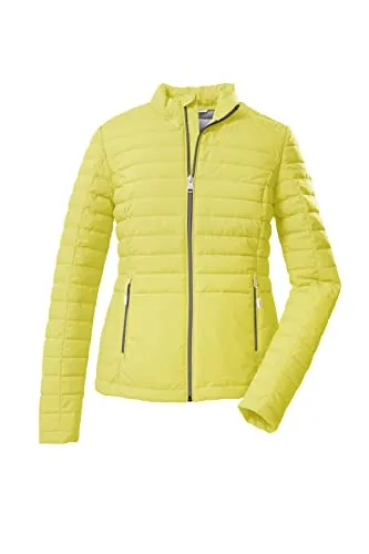 killtec Damen Steppjacke/Jacke in Daunenoptik KOS 116 WMN QLTD JCKT, helllime, 40, 37926-000
