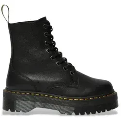 Dr. Martens Jadon III Damen Schnürboots Schwarz 39 EU - Wanderschuhe mit robustem Nappaleder und 4 cm Plateausohle, ideal für stilvolle Outdoor-Abenteuer und optimalen Komfort.