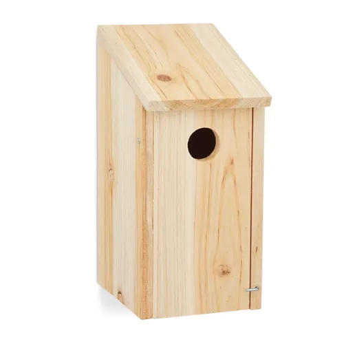 Nistkasten Vogelhaus Meisenkasten 560 g - idealer Rückzugsort für Vögel - Vogelhäuser aus Holz, 26 cm hoch, bietet Vögeln einen sicheren Nistplatz und fördert die Artenvielfalt in Ihrem Garten.