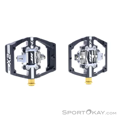 HT X2 Titanium Klickpedale-Schwarz-One Size