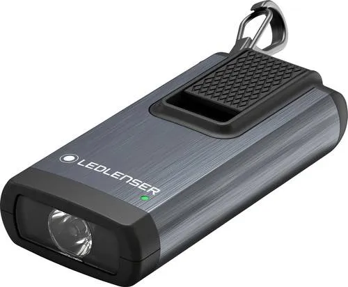 Ledlenser K6R Taschenlampe - 400 Lumen, aufladbar & kompakt - Taschenlampe mit 400 Lumen, 80 m Leuchtweite und integriertem Rotlicht für bessere Dunkeladaption. Kompakt, robust und ideal für unterwegs, inkl. Schlüsselring und USB-Akku.