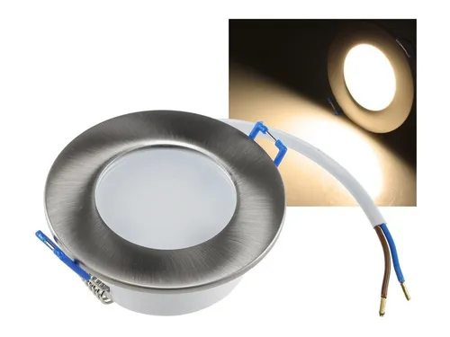 Einbauleuchte IP44 Badezimmerleuchte 230V 5Watt Rund Ø 68mm Einbaustrahler für F