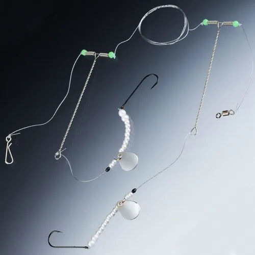 Balzer Edition Sea Surf Rig 75cm Naturköder-System - Plattfischsystem für Butt