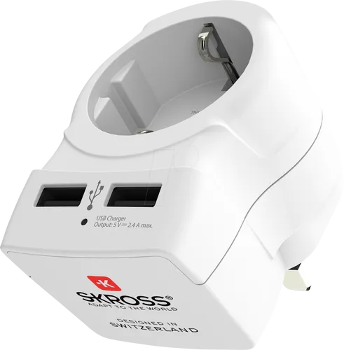SKROSS 1500280 - SKROSS Europe to UK, USB