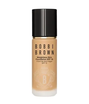 Bobbi Brown Weightless Skin Foundation 30 ml - Warm Natural - Make-up für ein natürlich mattes Finish, das 24 Stunden hält und Feuchtigkeit spendet. Ideal für alle Hauttypen, kontrolliert Öl und lässt die Haut ausgeglichen und gesund aussehen.