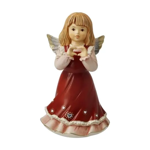 Goebel Engelfigur Du bist Mein Schatz Bordeaux - Nussknacker, liebevoll gestaltete Erstausgabe 2024, perfektes Geschenk inklusive Geschenkverpackung für Weihnachten.