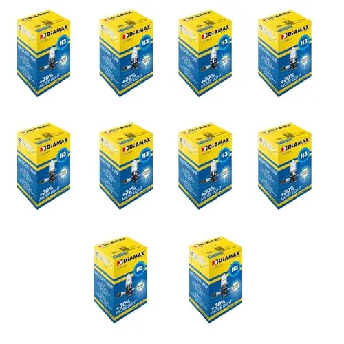 DIAMAX E2011L H3 12V 55W 10 Stück Auto Scheinwerfer Lampe