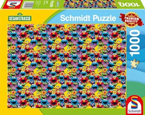 Schmidt Spiele 57575 Sesamstraße, Wer, wie, was?, 1000 Teile Puzzle