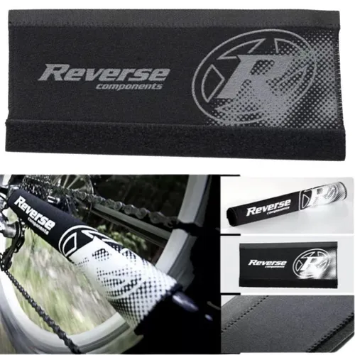 Reverse Fahrrad E-Bike Mountainbike Neopren Kettenstrebenschutz Schwarz/Grau