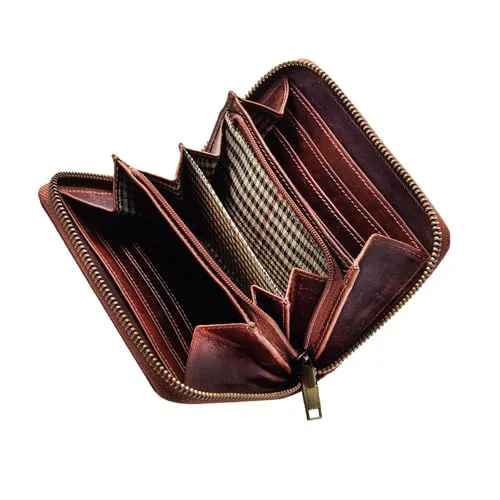 STILORD 'Paris' Leder Geldbörse - Premium RFID Portemonnaie - Damen-Geldbörsen mit RFID- und NFC-Schutz für maximale Sicherheit. Hochwertiges Vintage-Echtleder und praktische Ausstattung mit 8 Kreditkartenfächern in stilvoller Geschenkbox.