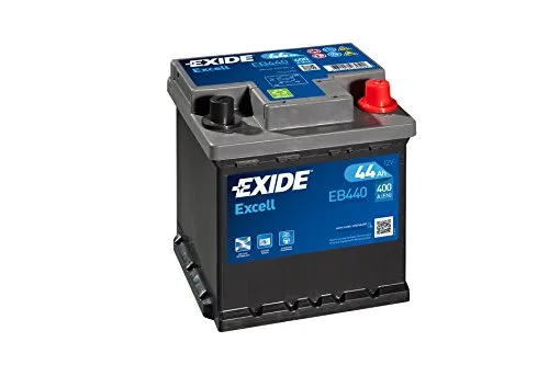 Exide EXCELL L0 Starterbatterie 12V 44Ah 400A - Autobatterie mit 400A Kaltstartstrom, ideal für zuverlässige Fahrzeugstarts und hohe Leistung. Perfekt für PKW und Nutzfahrzeuge.