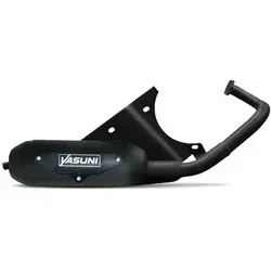 Yasuni ECO Auspuff für Kymco Super 9 / Sym Jet 50 - Motorradauspuffanlagen, leiser und unauffälliger Sportauspuff mit Strassenzulassung, ideal für Tuningprojekte und 70ccm Sport-Zylinder.