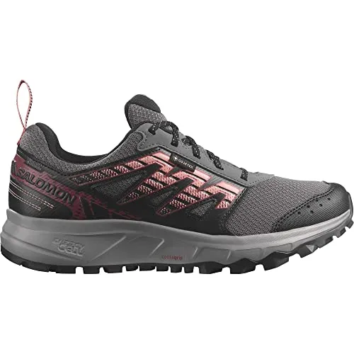 Salomon Wander Gore-Tex Damen Trailrunningschuhe - Wanderschuhe mit wasserdichter GORE-TEX-Membran und All Terrain Contagrip-Außensohle für optimalen Halt und Komfort auf jedem Terrain.