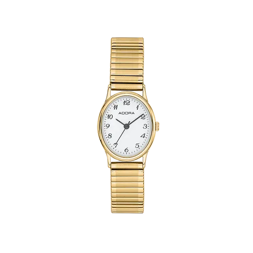 Adora Damen Armbanduhr gelbgoldfarben von Adora