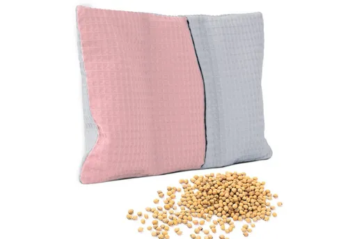 Amilian Kirschkernkissen Kirschkernkissen Nacken Schulter - Kirschkernkissen Mikrowelle 20x30cm, Füllung: 100% Kirschkerne - Bezug: 100% Baumwolle, Kissen für Kinder, Erwachsene, ideal als Massagekissen, Wärmekissen, Wärmekompresse, Kältekissen - 100% Baumwolle, 100% Kirschkerne