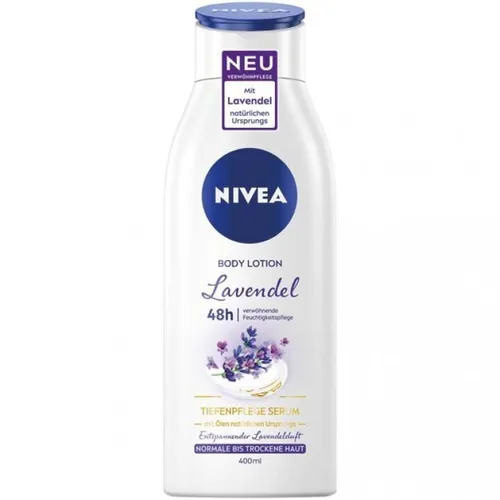 19,50€/L - 6x Nivea BodyLotion - Lavendel - 400ml