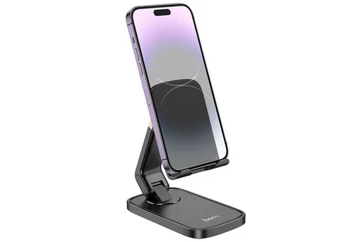 hoco. Handy-Halterung HD8, (bis 7 Zoll, 1x Tischtelefonhalter, Klappbare Tischhalterung für freihändiges Smartphone-Streaming)