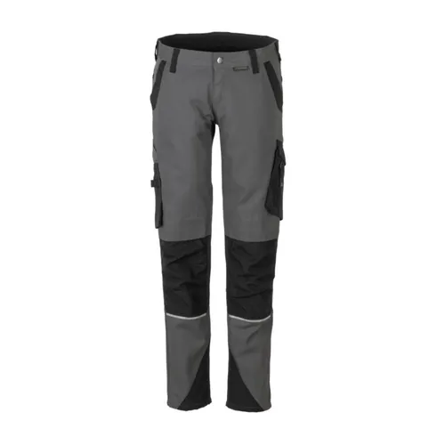 Planam Norit Damen Bundhose - Schiefer/Schwarz, Größe 46 - Damen Hosen in schiefer/schwarz, Größe 46, aus robustem Material für optimalen Tragekomfort und Langlebigkeit, ideal für den täglichen Einsatz.